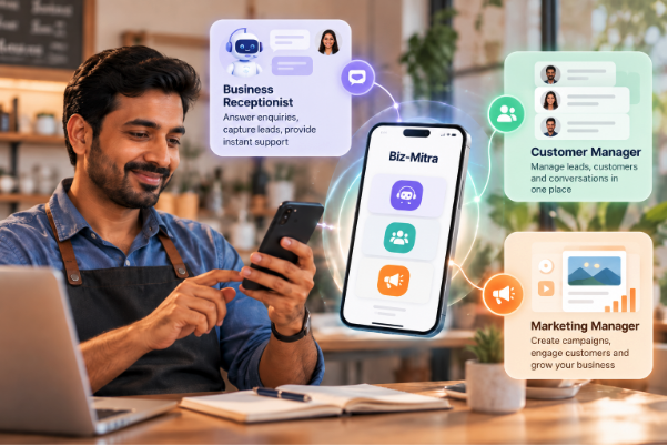 Biz Mitra — one app, one view of your business